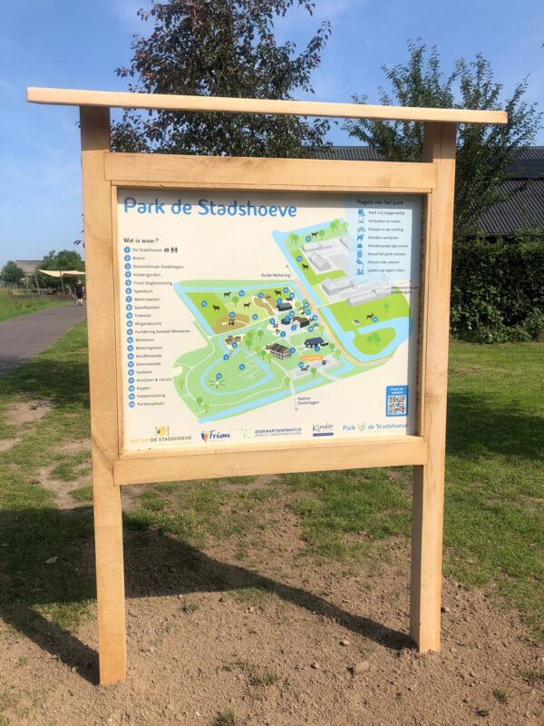 Informatiebord Park de Stadshoeve
