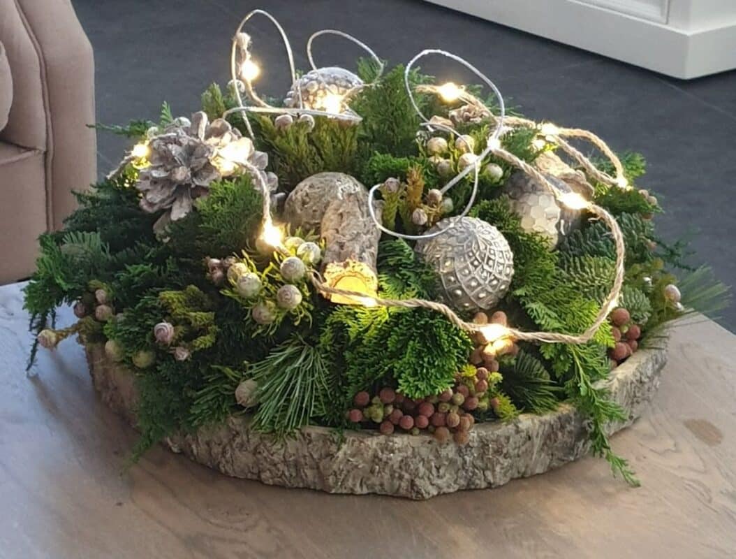 Workshop tafelstuk voor de kerst